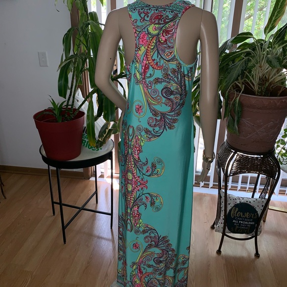 ☀️BABE Society Multi Color Maxi Dress☀️50% OFF - Picture 2 of 4